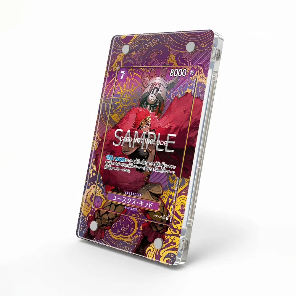 Eustass Captain Kid ST10-013 SR SP The Three Captains Extended Art Display Cases - Magnetic Case - Side View