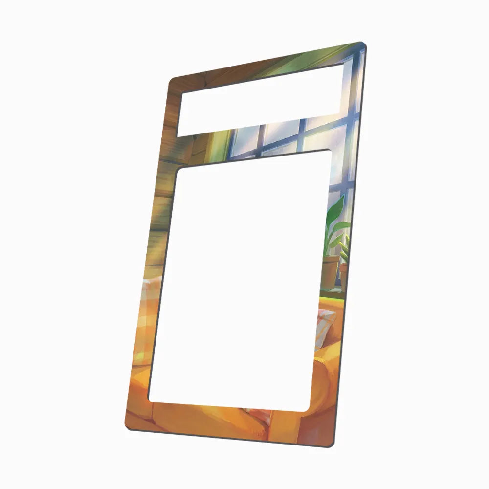 Fennekin IR AR Ninja Spinner Chaos Rising Extended Art Display Cases - PSA Metal Art Only - Side View