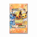 Flareon EX RC28-RC32 Generations Pokemon Cards Extended Art Display Cases - Screws Case - Front View