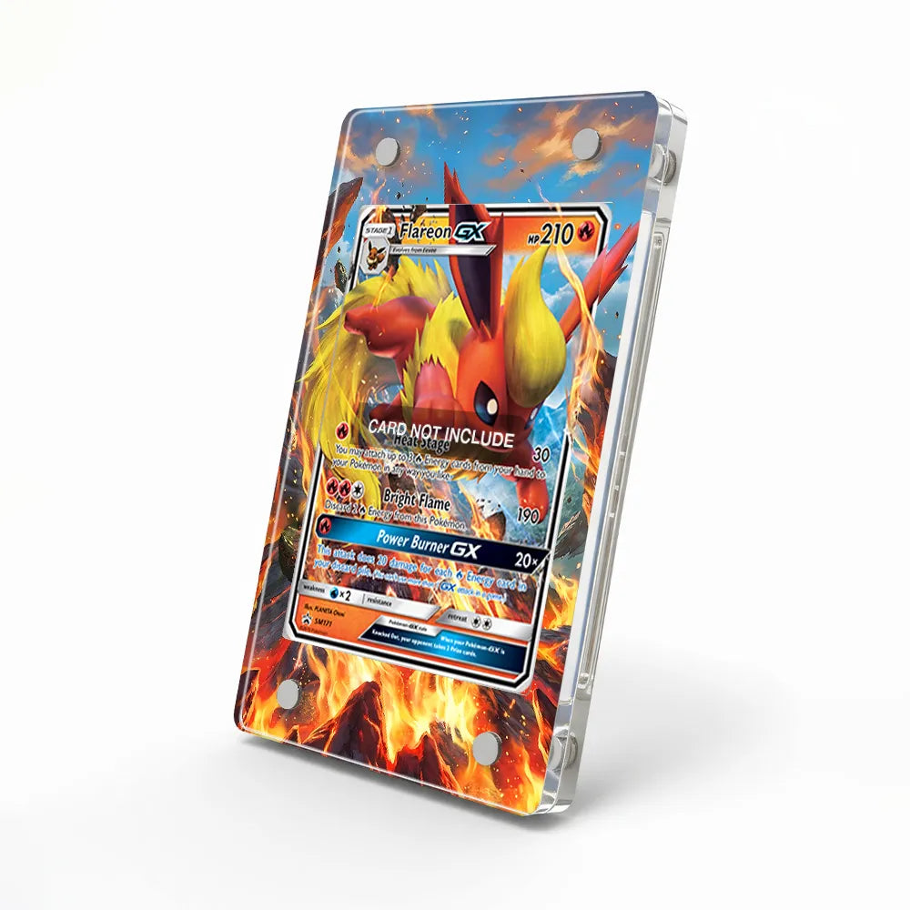 Flareon GX SM171 Promo Extended Art Display Cases - Magnetic Case - Side View