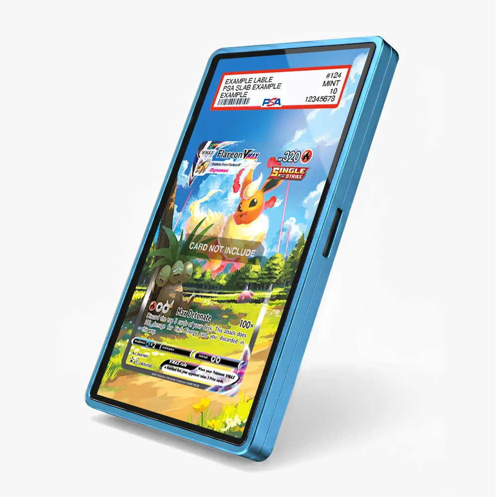 Flareon VMAX SWSH 180 Promo Extended Art Display Cases - PSA Slab Case - Side View