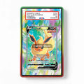 Flareon V Secret Rare SR Evolving Skies Extended Art Display Cases - PSA Slab Case - Front View