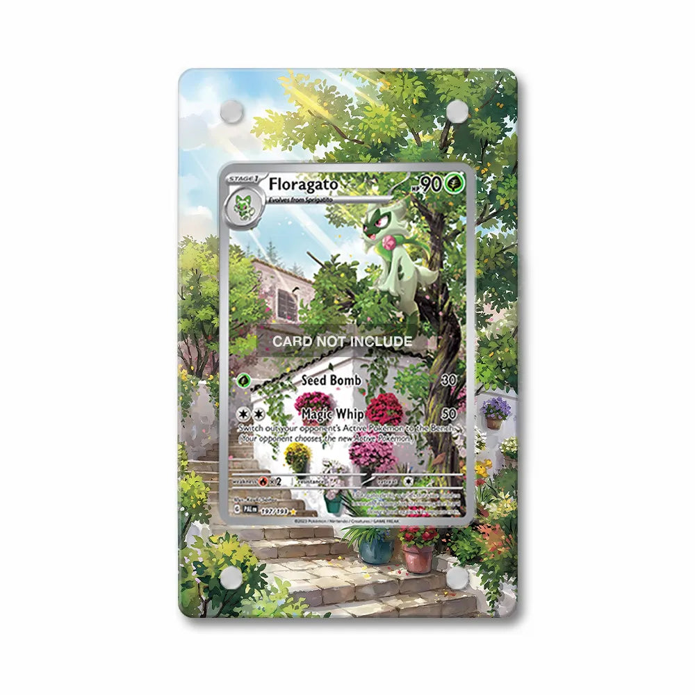 Floragato 197-193 IR AR Paldea Evolved Extended Art Display Cases - PSA Slab Case - Front View
