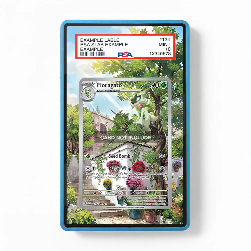 Floragato 197-193 IR AR Paldea Evolved Extended Art Display Cases - PSA Slab Case - Front View