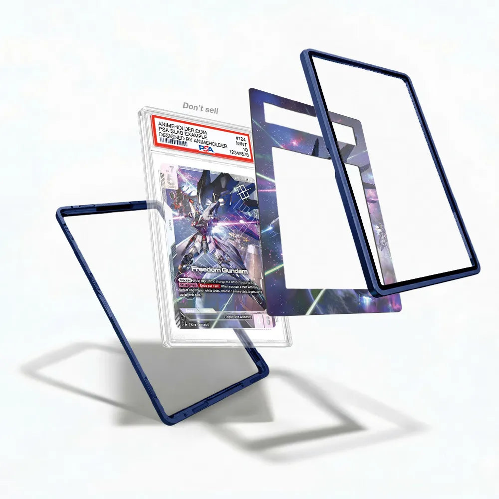 Freedom Gundam G001-085 Gundam Extended Art Display Cases - PSA Slab Case - Detail View