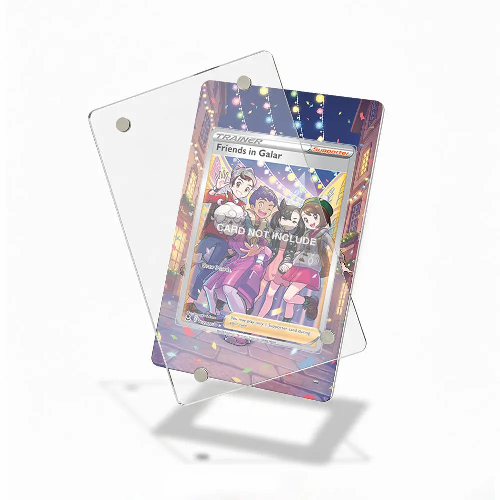 Friends in Galar TG23 Trainer Gallery Silver Tempest Extended Art Display Cases - Magnetic Case - Detail View