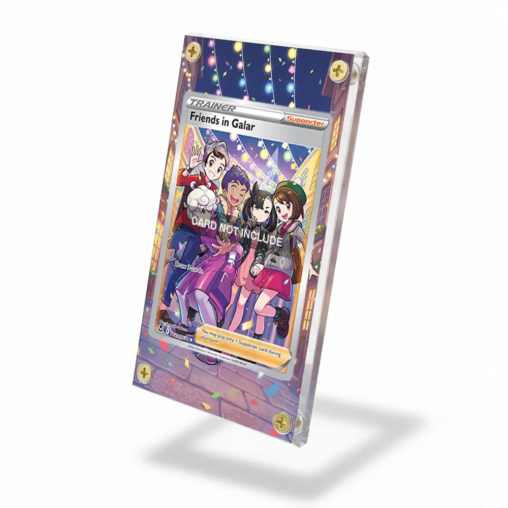 Friends in Galar TG23 Trainer Gallery Silver Tempest Extended Art Display Cases - Screws Case - Side View