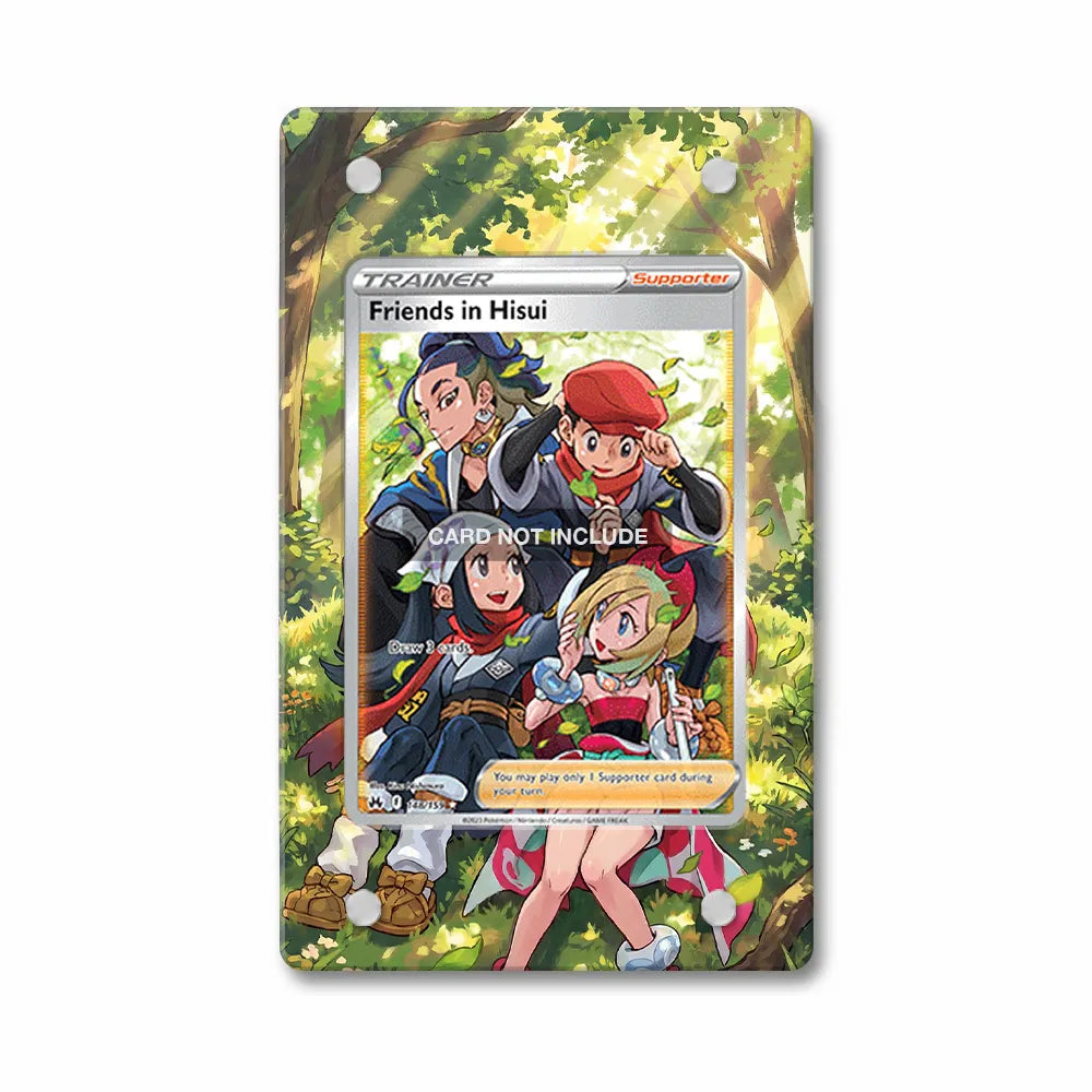 Friends in Hisui 148-159 SIR SAR Crown Zenith Extended Art Display Cases - Magnetic Case - Front View