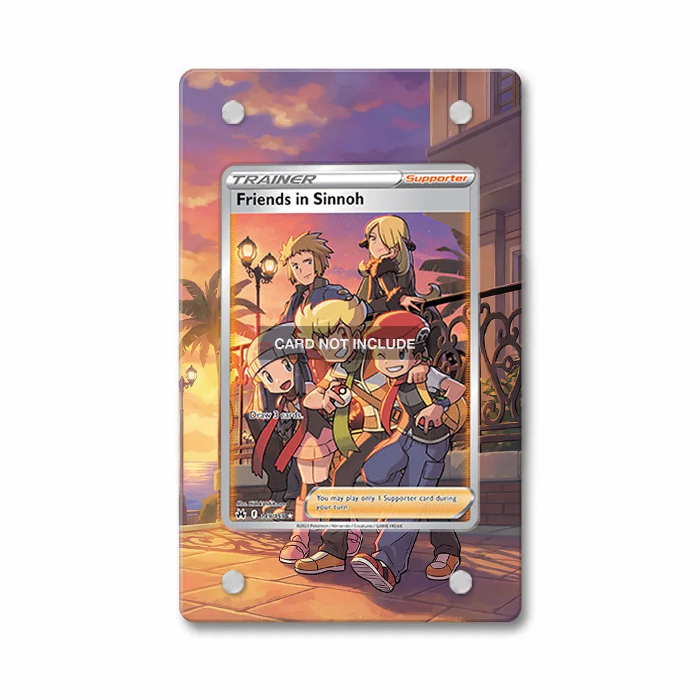 Friends in Sinnoh 149-159 SIR SAR Crown Zenith Extended Art Display Cases - Magnetic Case - Front View