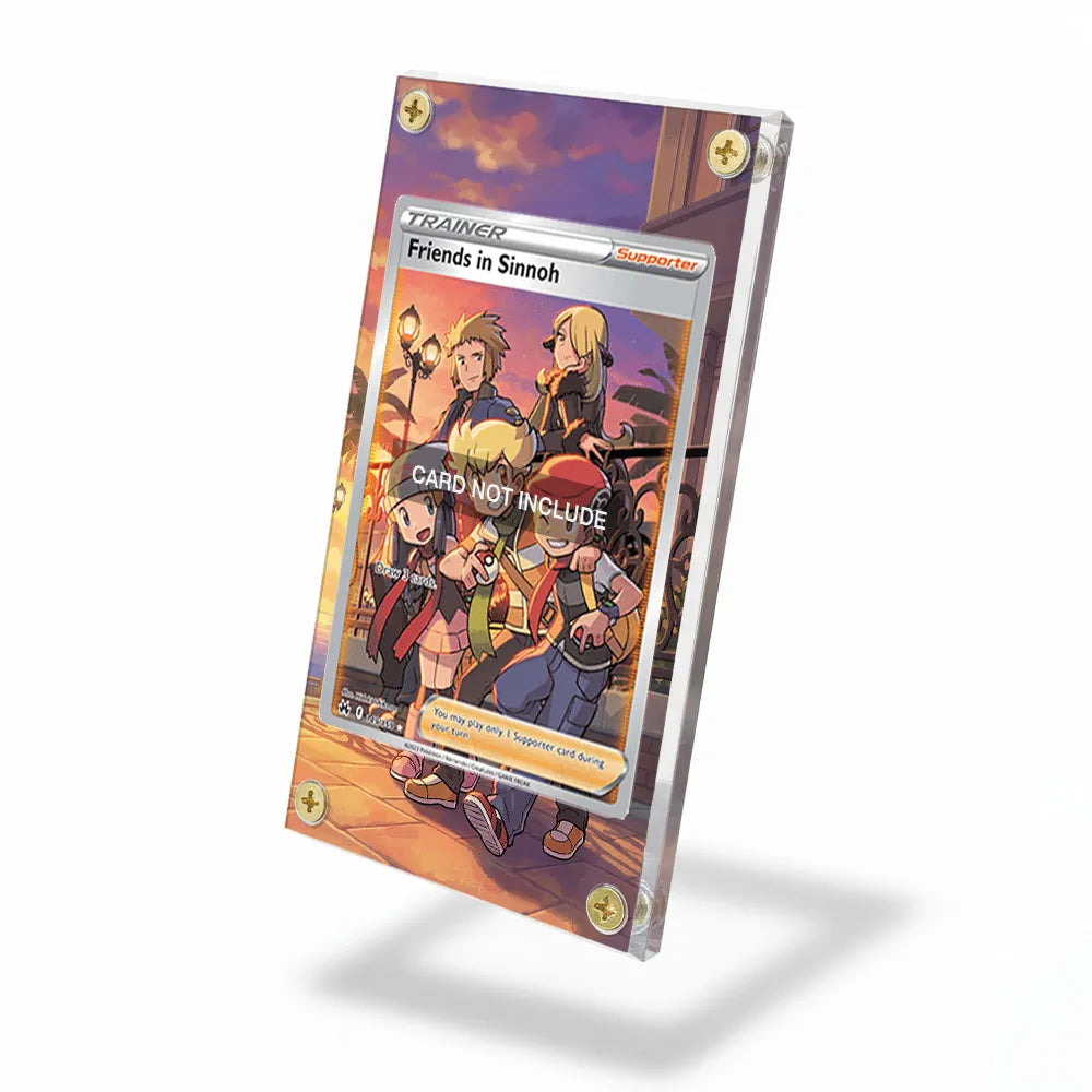 Friends in Sinnoh 149-159 SIR SAR Crown Zenith Extended Art Display Cases - Screws Case - Side View