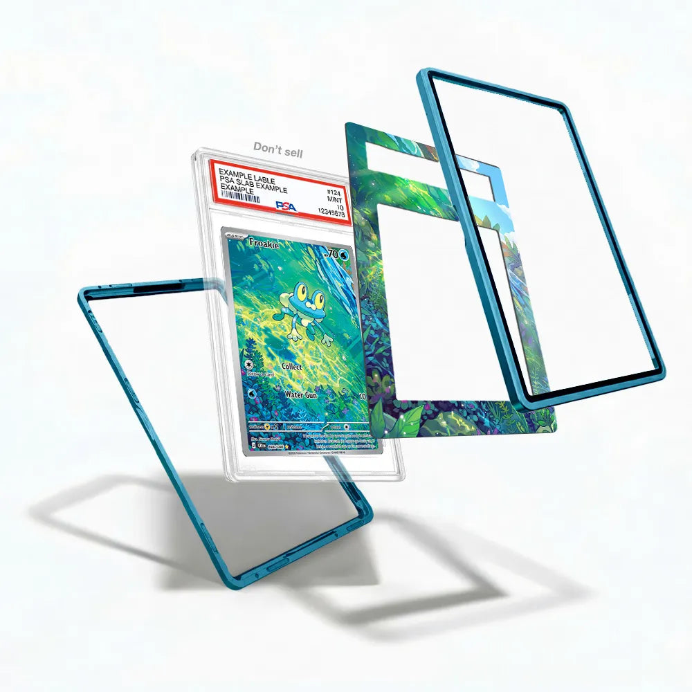 Froakie IR AR Ninja Spinner Chaos Rising Extended Art Display Cases - PSA Slab Case - Detail View