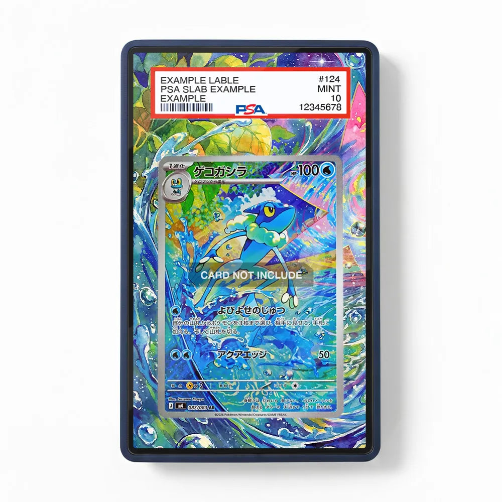 Frogadier IR AR Ninja Spinner Chaos Rising Extended Art Display Cases - PSA Graded Guard Case - Front View