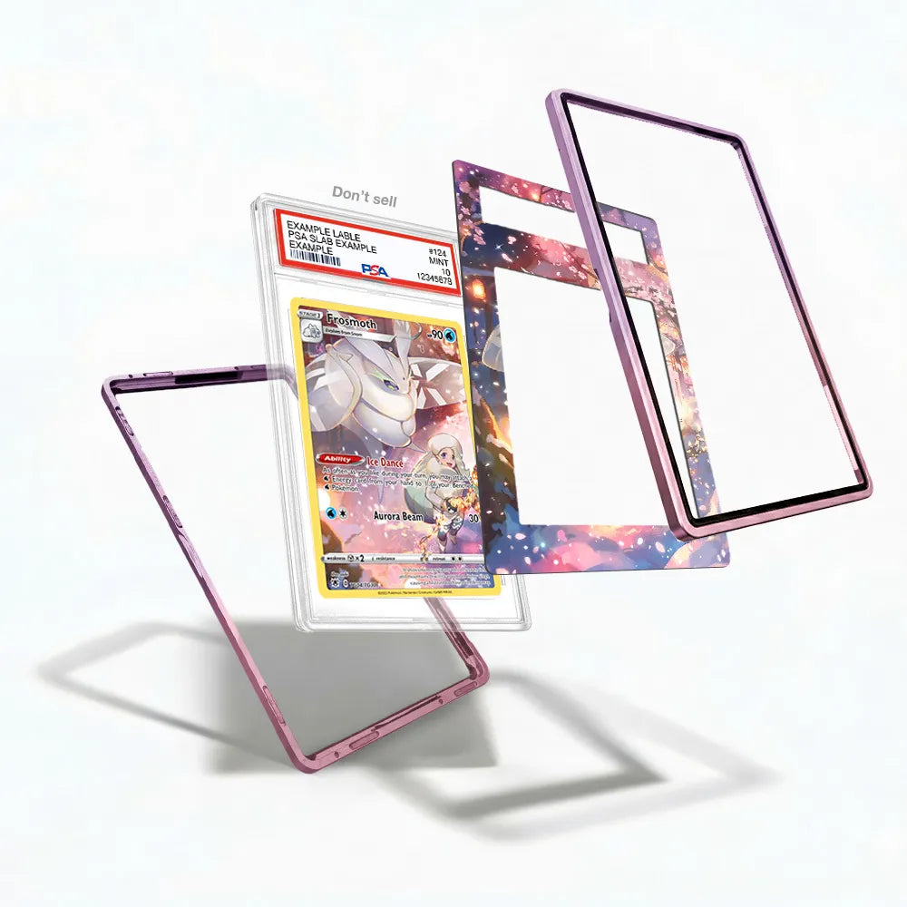 Frosmoth TG 04 Astral Radiance Extended Art Display Cases - PSA Slab Case - Detail View