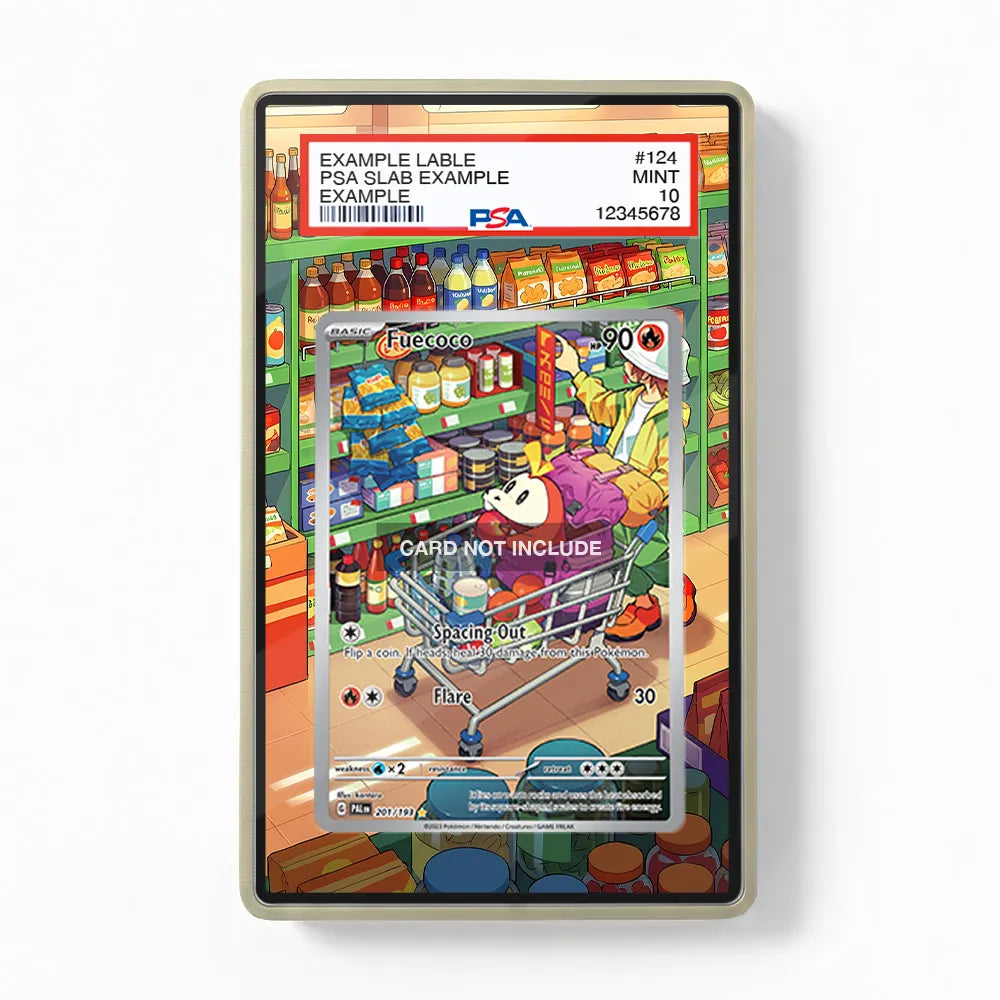 Fuecoco 201-193 IR AR Paldea Evolved Extended Art Display Cases - PSA Slab Case - Front View
