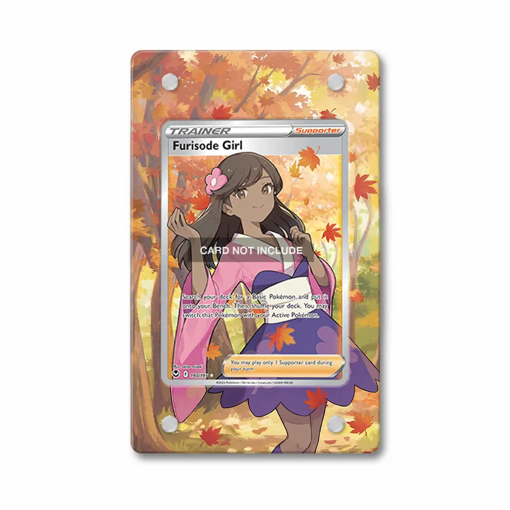 Furisode Girl 190-195 Ultra Rare Silver Tempest Extended Art Display Cases - PSA Slab Case - Front View