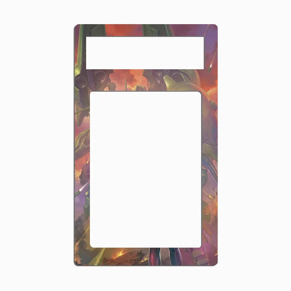 G001-093 Mobile Suit Gundam Iron-Blooded Orphans Extended Art Display Cases - PSA Metal Art Only - Front View