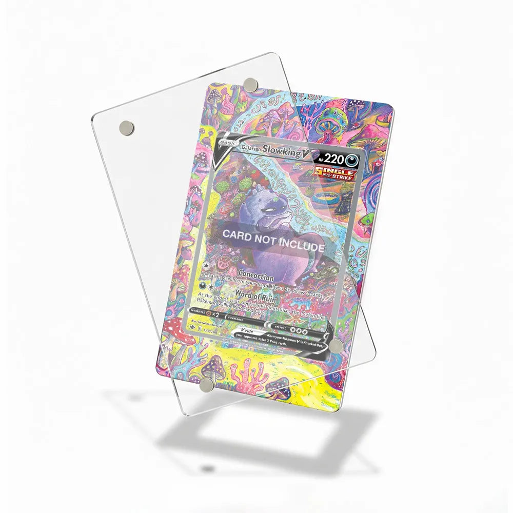 Galarian Slowking V 179-198 SIR SAR Chilling Reign Extended Art Display Cases - Magnetic Case - Detail View