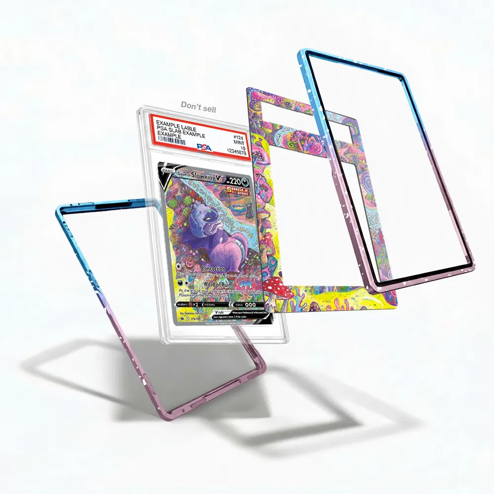 Galarian Slowking V 179-198 SIR SAR Chilling Reign Extended Art Display Cases - PSA Slab Case - Detail View