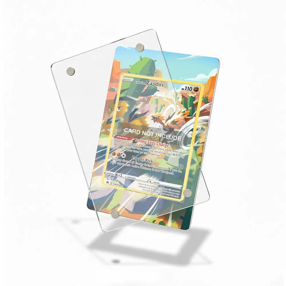 Galarian Zapdos SWSH283 Promo Extended Art Display Cases - Magnetic Case - Detail View