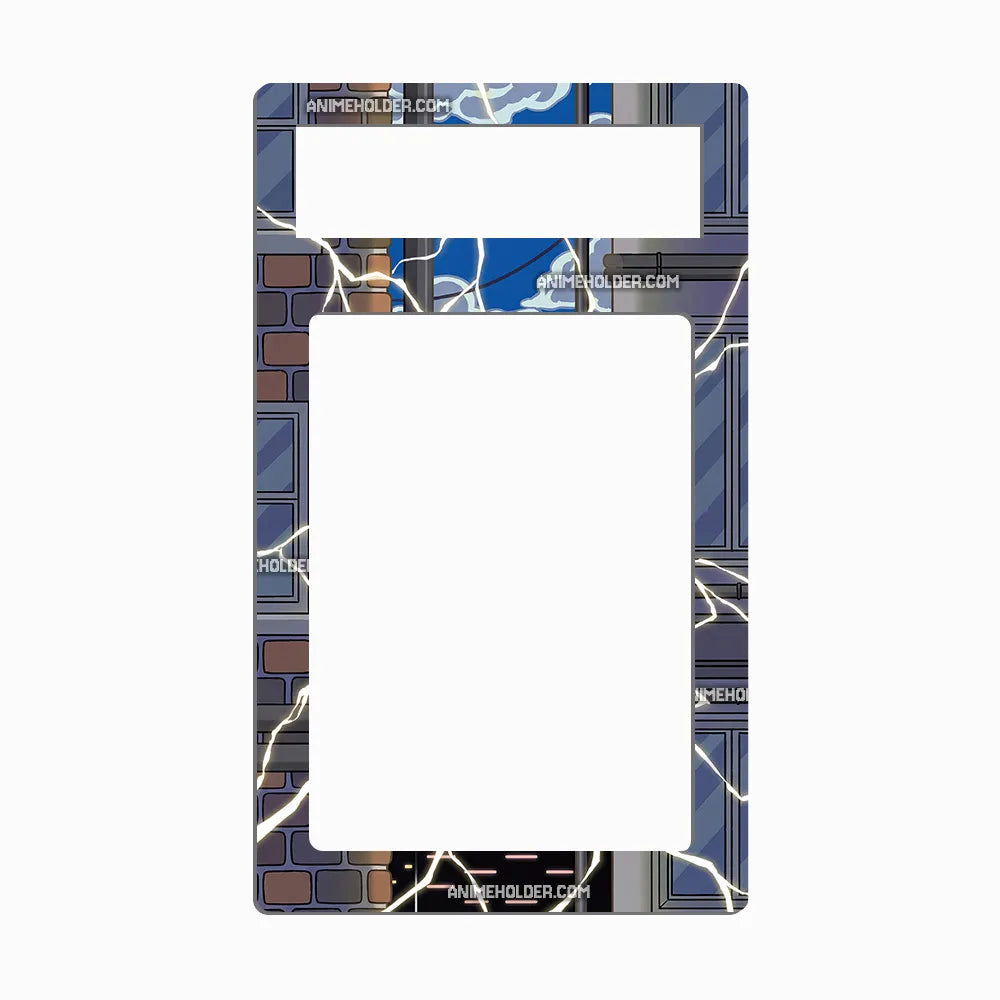Galvantula 117-086 White Flare Pokemon Cards Extended Art Display Cases - PSA Metal Art Only - Front View