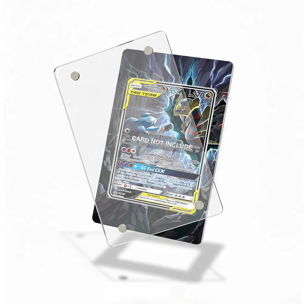 Garchomp & Giratina GX SM193 Promo Extended Art Display Cases - Magnetic Case - Detail View