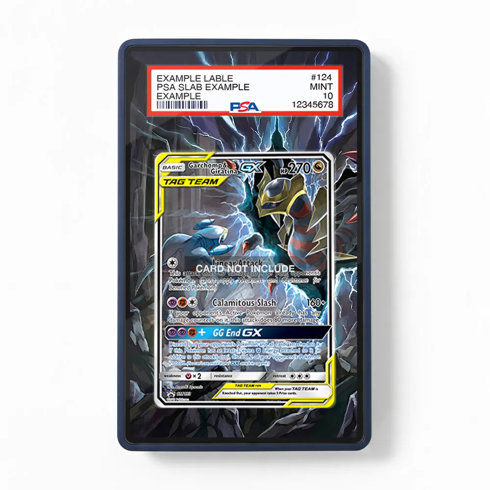 Garchomp & Giratina GX SM193 Promo Extended Art Display Cases - PSA Slab Case - Front View