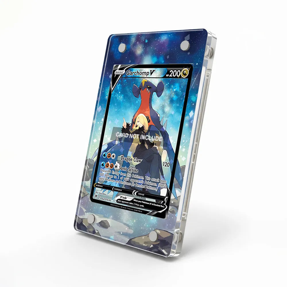 Garchomp V TG23 Trainer Gallery Astral Radiance Extended Art Display Cases - Magnetic Case - Side View