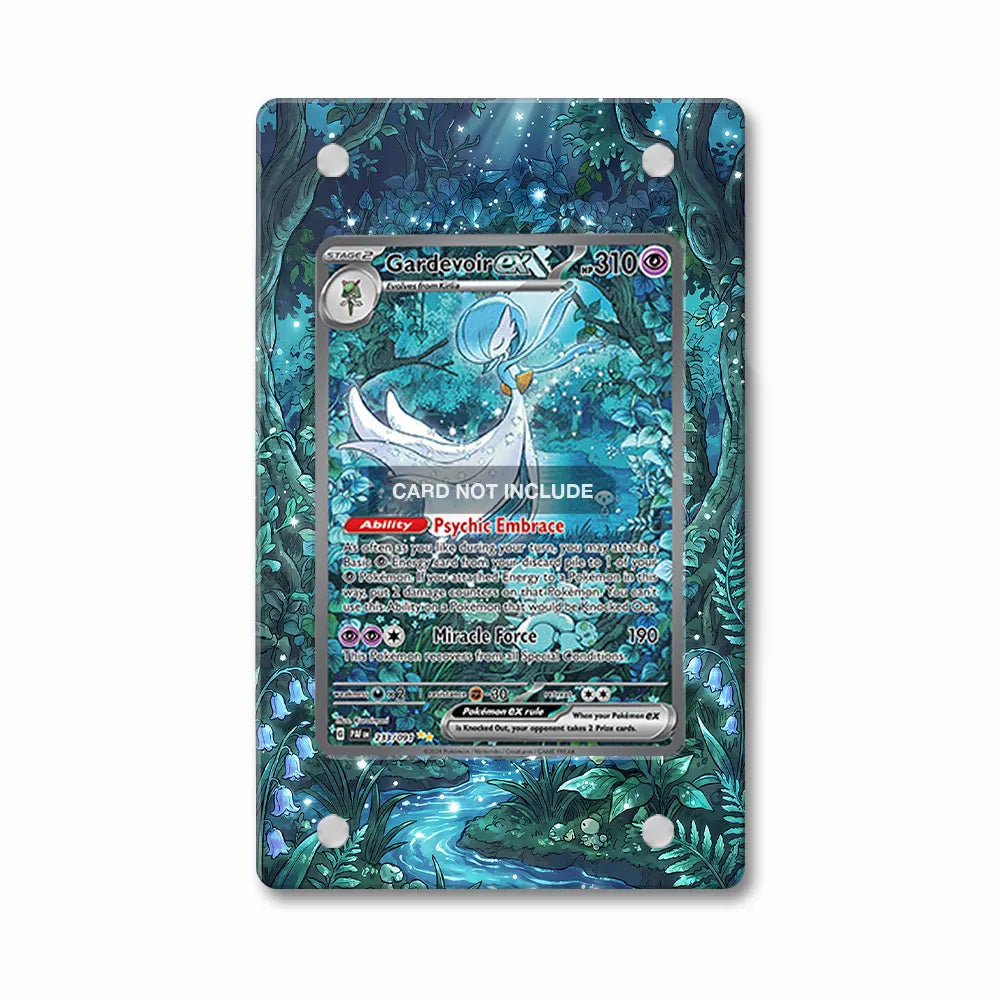Gardevoir ex 233-091 SIR SAR Paldean Fates Extended Art Display Cases - PSA Graded Guard Case - Front View