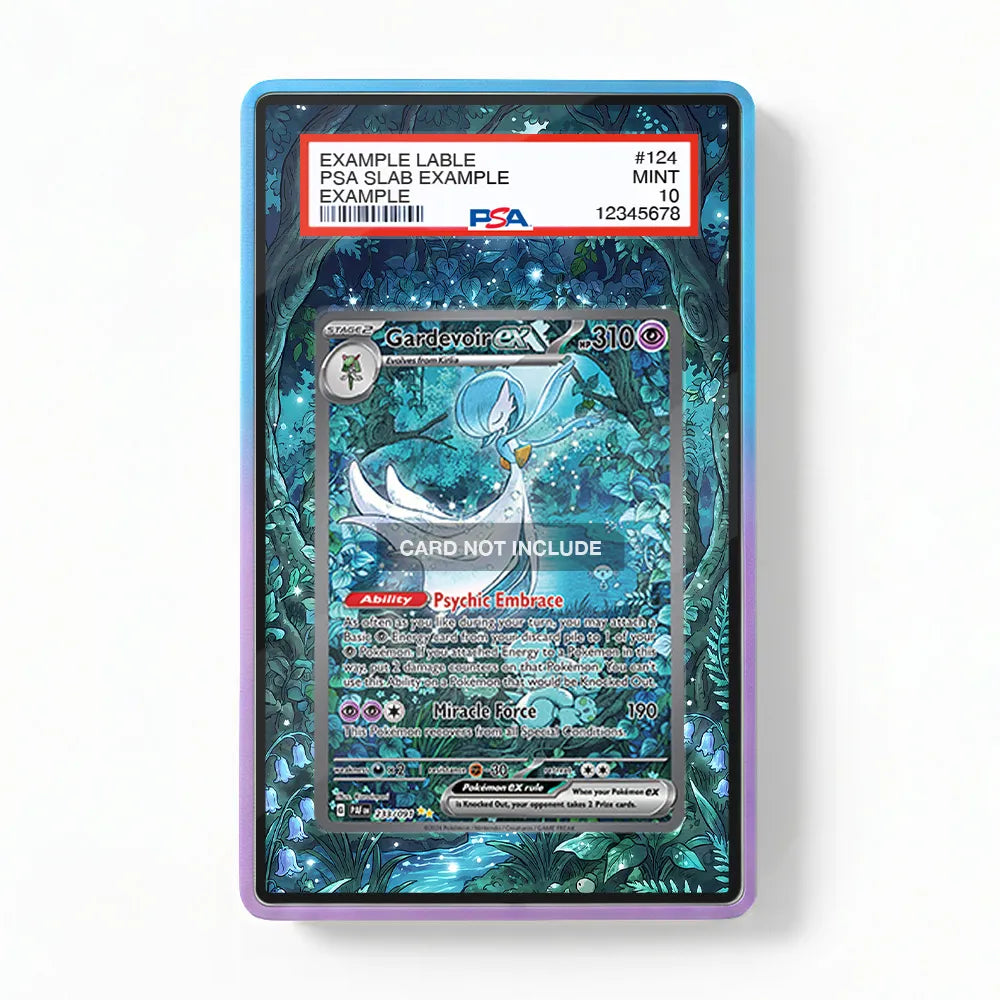 Gardevoir ex 233-091 SIR SAR Paldean Fates Extended Art Display Cases - PSA Graded Guard Case - Front View