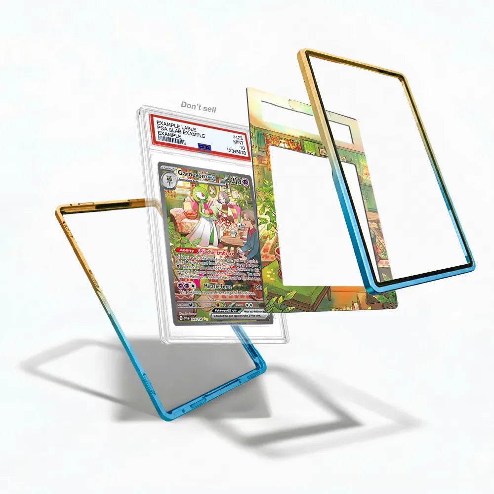 Gardevoir ex 245-198 SIR SAR Scarlet & Violet Base Set Extended Art Display Cases - PSA Slab Case - Detail View