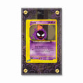 Gastly 109-165 Expedition Pokemon Cards Extended Art Display Cases - Screws Case - Front View