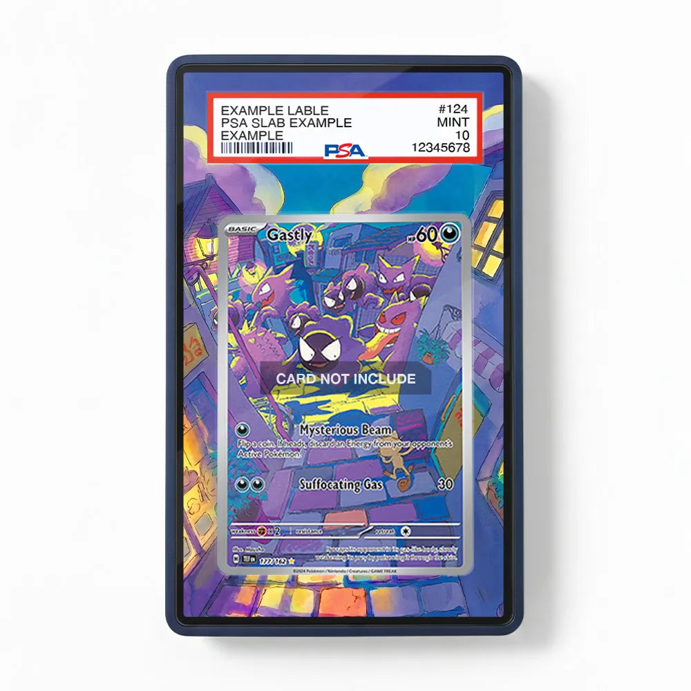 Gastly 177-162 IR AR Temporal Forces Extended Art Display Cases - PSA Slab Case - Front View