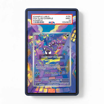Gastly 177-162 IR AR Temporal Forces Extended Art Display Cases - PSA Slab Case - Front View