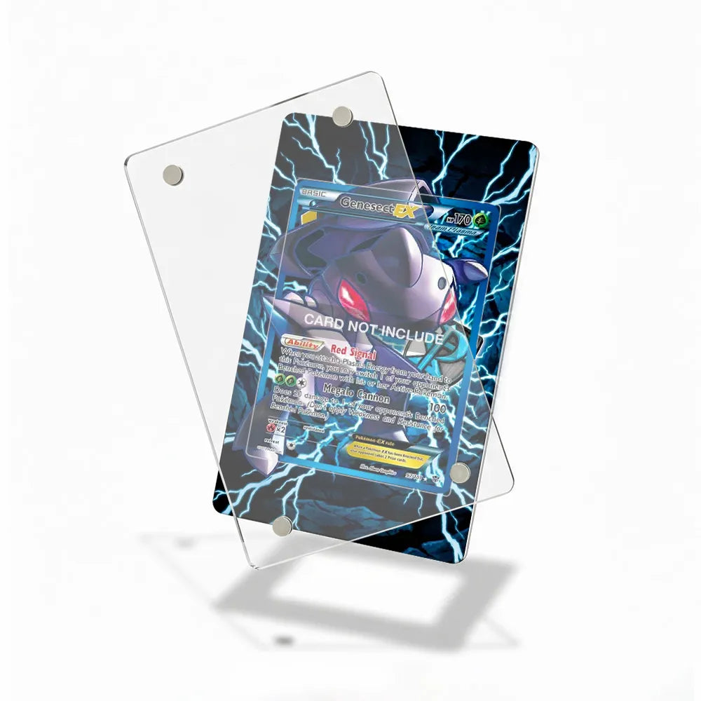 Genesect EX 027-101 Plasma Blast Extended Art Display Cases - Magnetic Case - Detail View