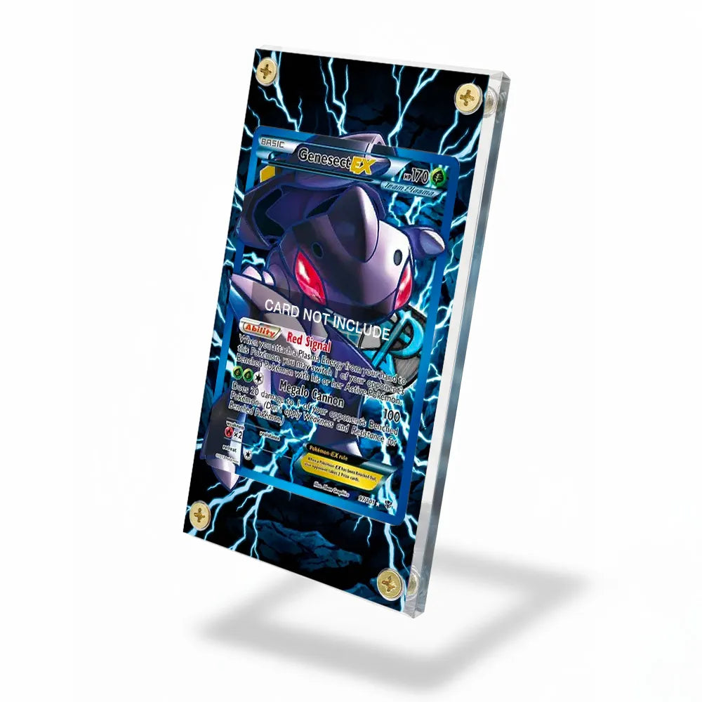 Genesect EX 027-101 Plasma Blast Extended Art Display Cases - Screws Case - Side View