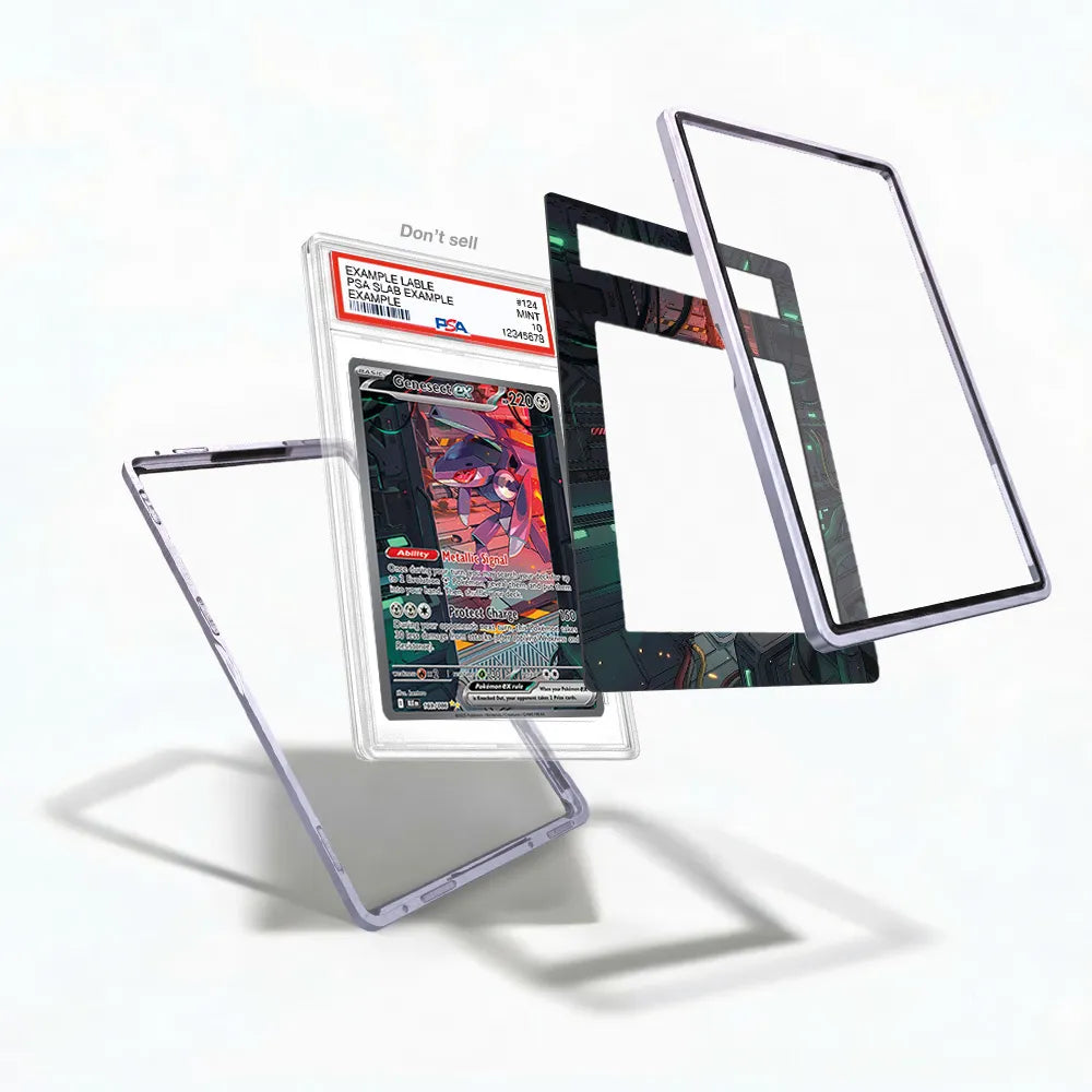 Genesect ex 169-086 SIR SAR Black Bolt Extended Art Display Cases - PSA Slab Case - Detail View