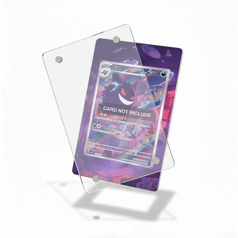 Gengar 0307-07 Gem Pack 3 Chinese Exclusive Extended Art Display Cases - Magnetic Case - Detail View