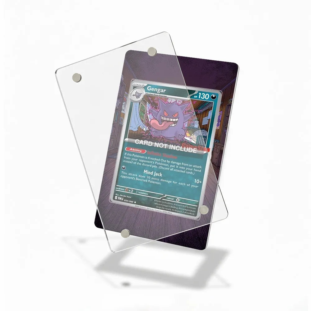 Gengar 050-088 Rare POR Extended Art Display Cases - Magnetic Case - Detail View