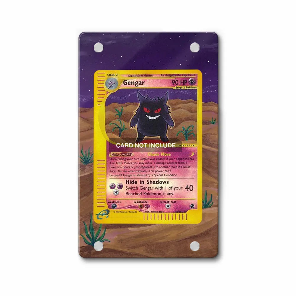 Gengar 11-18 Evolve Extended Art Display Cases - Magnetic Case - Front View