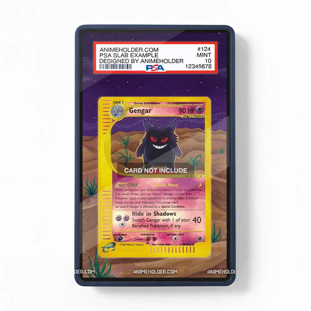Gengar 11-18 Evolve Extended Art Display Cases - PSA Slab Case - Front View