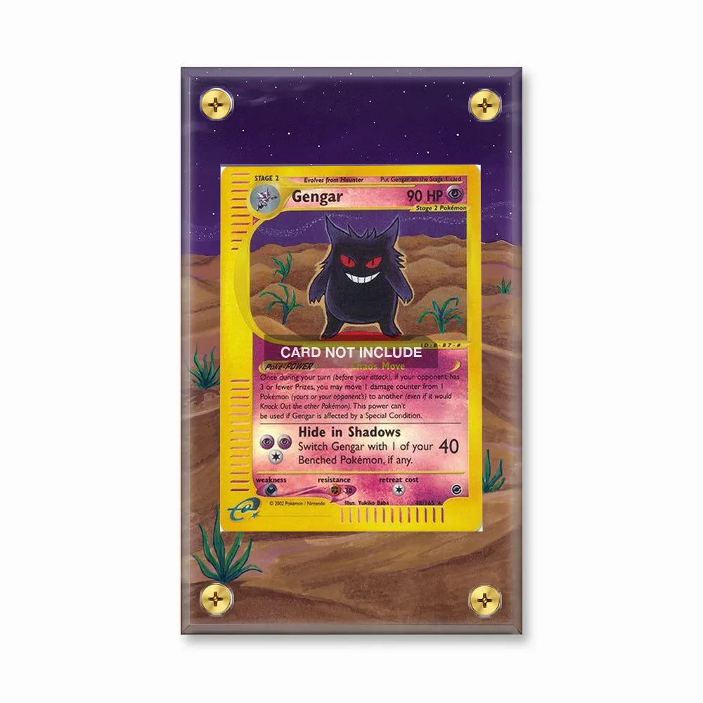 Gengar 11-18 Evolve Extended Art Display Cases - Screws Case - Front View