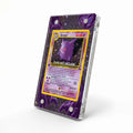 Gengar 5-102 Base Set Pokemon Cards Custom Art Display Cases - Magnetic Case - Side View