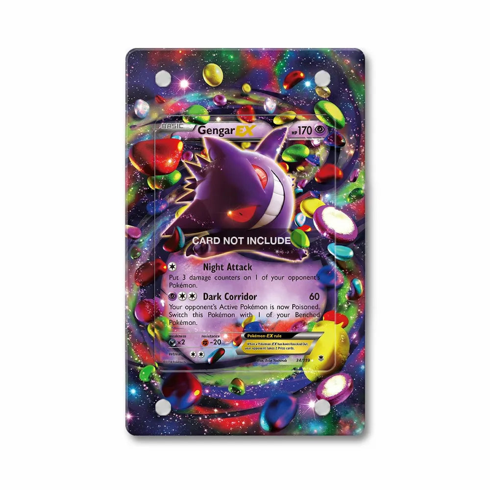 Gengar EX 34-119 Phantom Forces Extended Art Display Cases - PSA Slab Case - Front View