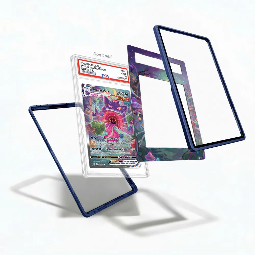 Gengar VMAX 271-264 Fusion Strike Extended Art Display Cases - PSA Slab Case - Detail View