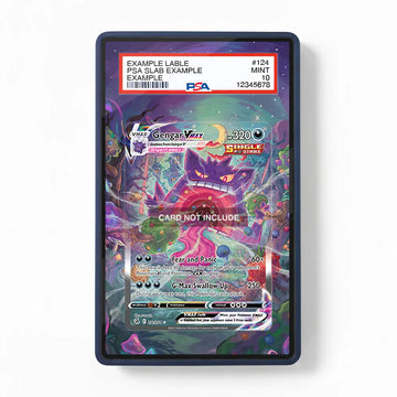 Gengar VMAX 271-264 Fusion Strike Extended Art Display Cases - PSA Slab Case - Front View