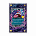 Gengar ex 090-128 30th Celebrations Pokemon Cards Extended Art Display Cases - Screws Case - Front View