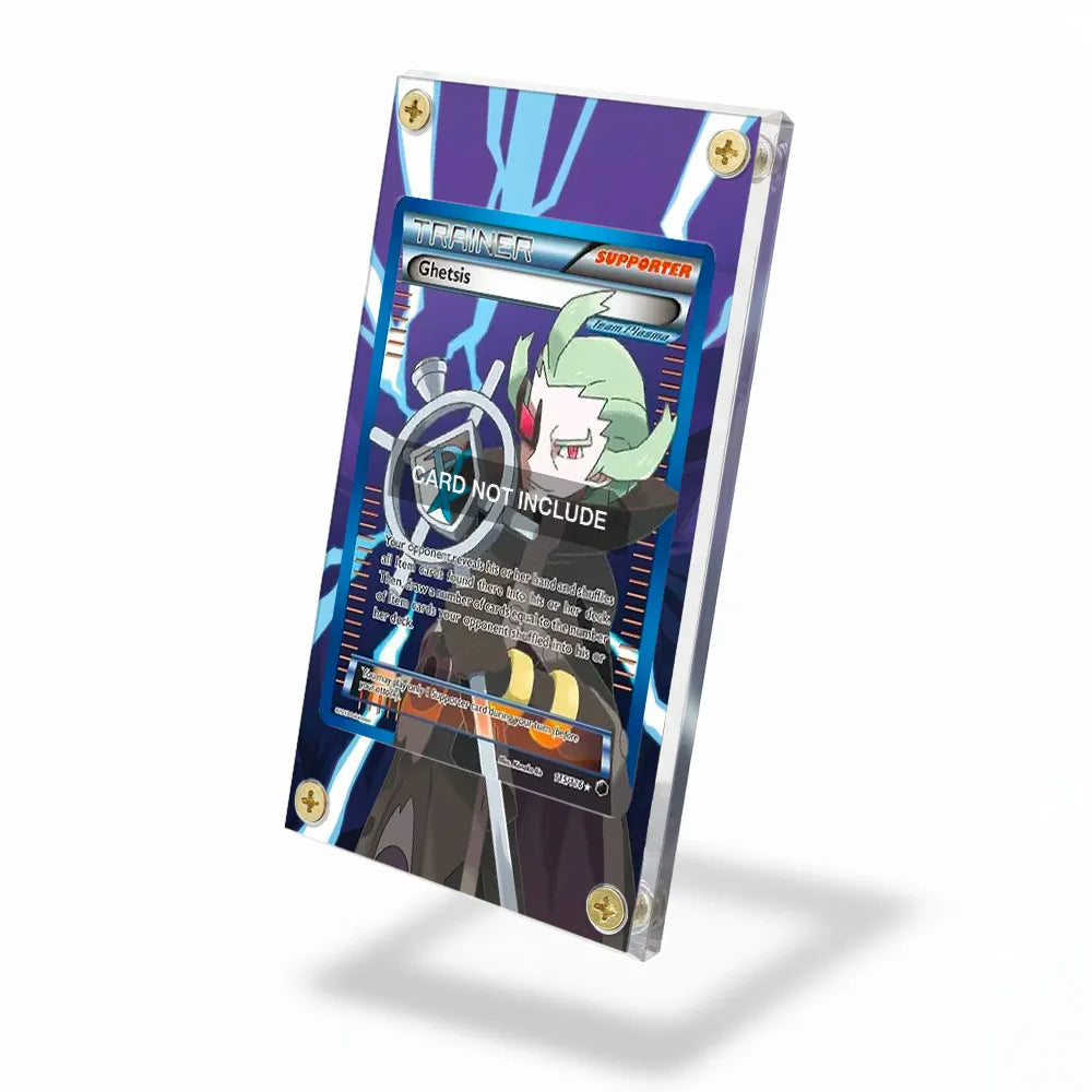 Ghetsis 123-XY-P Promo Extended Art Display Cases - Screws Case - Side View
