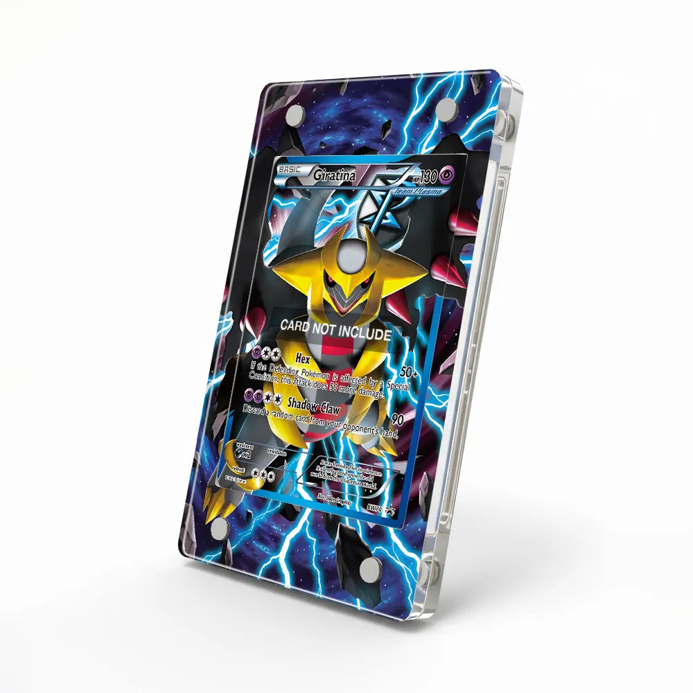 Giratina BW74 Team Plasma Promo Extended Art Display Cases - Magnetic Case - Side View
