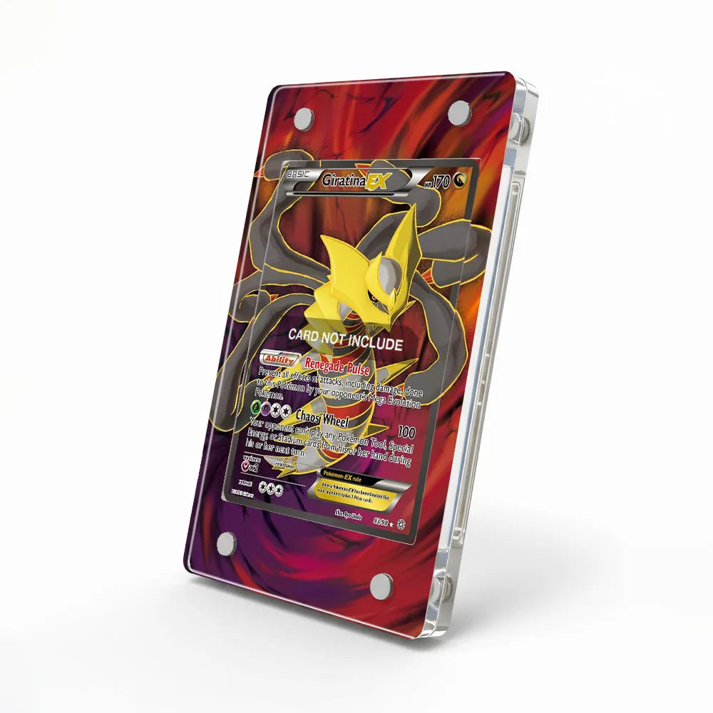 Giratina EX 93-98 XY - Ancient Origins Extended Art Display Cases - Magnetic Case - Side View