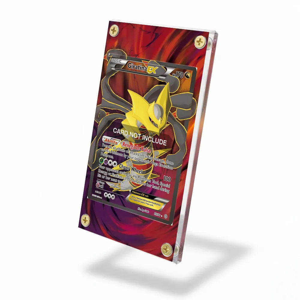 Giratina EX 93-98 XY - Ancient Origins Extended Art Display Cases - Screws Case - Side View